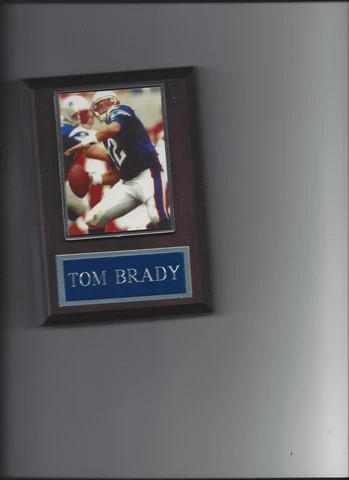 TOM BRADY PLAQUE NEW ENGLAND PATRIOTS FOOTBALL NFL Cover