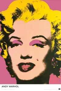 ANDY WARHOL - MARILYN MONROE POSTER - GROSS 24" X 36" - NEU - Bild 1 von 2