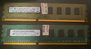 8GB (2x4GB) 2RX8 RAM Memory DDR3PC3-10600U 1600Mhz Desktop Pc 240pin - Picture 1 of 2