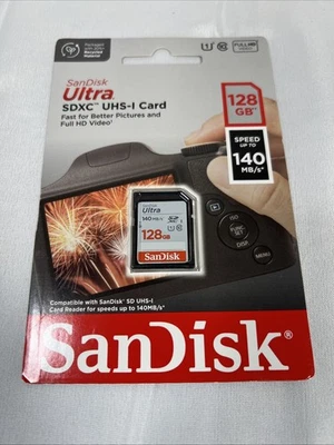 SanDisk Ultra 128GB SDXC UHS-I Memory Card - Image 1 of 2