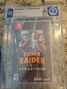 WATA Calificado 9.8 A+++ Nintendo Switch Tomb Raider 123 Remasterizado - Imagen 1 de 5