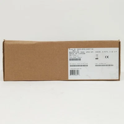 Zhone ZNID-GPON-2608T-NA GPON ONT, Indoor, 0xPOTS, 8xGE POE - Image 1 of 4