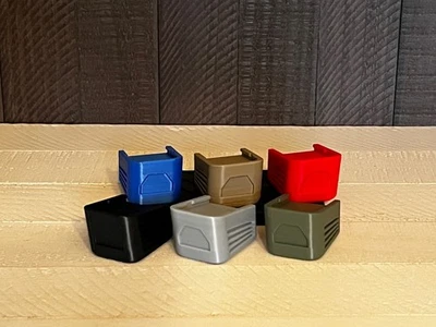 Enhanced Weighted OEM Glock Magazine Base Plate Grey FDE OD Red White Black Blue - Image 1 of 4