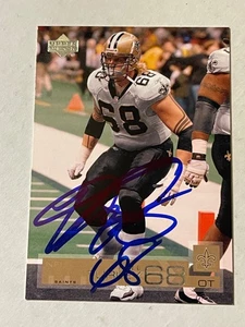 Tarjeta firmada por Kyle Turley de los New Orleans Saints - Imagen 1 de 1