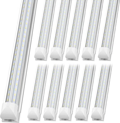 10Pack 8Foot 100W Integrated Led Light Bulbs T8 8FT Led Shop Light Fixture 6000K - Image 1 of 4