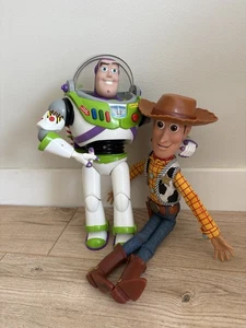 Disney Toy Story 4 Buzz Lightyear And Woody Talking Figures BONNIE working - Picture 1 of 20