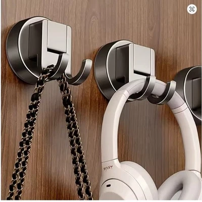 "Ganchos para ventosa sin taladro ganchos de pared baño cocina azulejo de vidrio reutilizable 5 lb" Foto 1 de 4