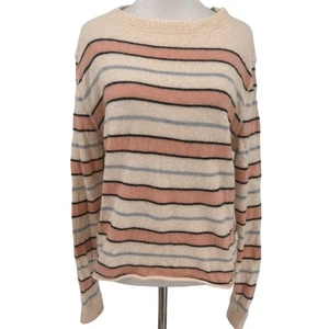 Reformation Jeans Recycled Cashmere Striped Sweater Size Small - Picture 1 of 7