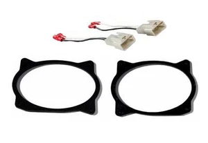Adaptador de altavoz de repuesto 6x9" placa de instalación de puerta trasera arnés de cables par - Imagen 1 de 1
