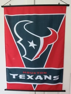 Houston Texans 28"x40" Polyester Indoor/Outdoor Banner Flag - Picture 1 of 4