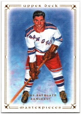2008-09 Upper Deck Masterpieces #76 Andy Bathgate - HOF FREE SHIPPING! - Image 1 of 2