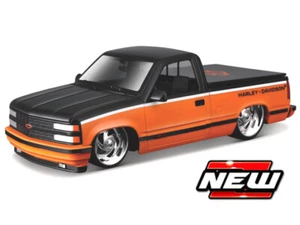 Coche Escala 1:24 CHEVROLET 454 SS PICK UP HARLEY DAVIDSON Miniaturas - Imagen 1 de 1