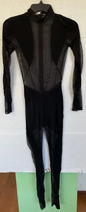ROMA TRANSPARENTER JUMPSUIT MIT NETZDETAIL UND REISSVERSCHLUSS DAMEN M MEDIUM SCHWARZ NEU OHNE ETIKETT - Bild 1 von 1