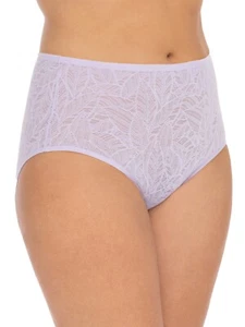 Bragas cortas Secret Treasures 1 par talla GRANDE hoja de encaje púrpura - Imagen 1 de 2