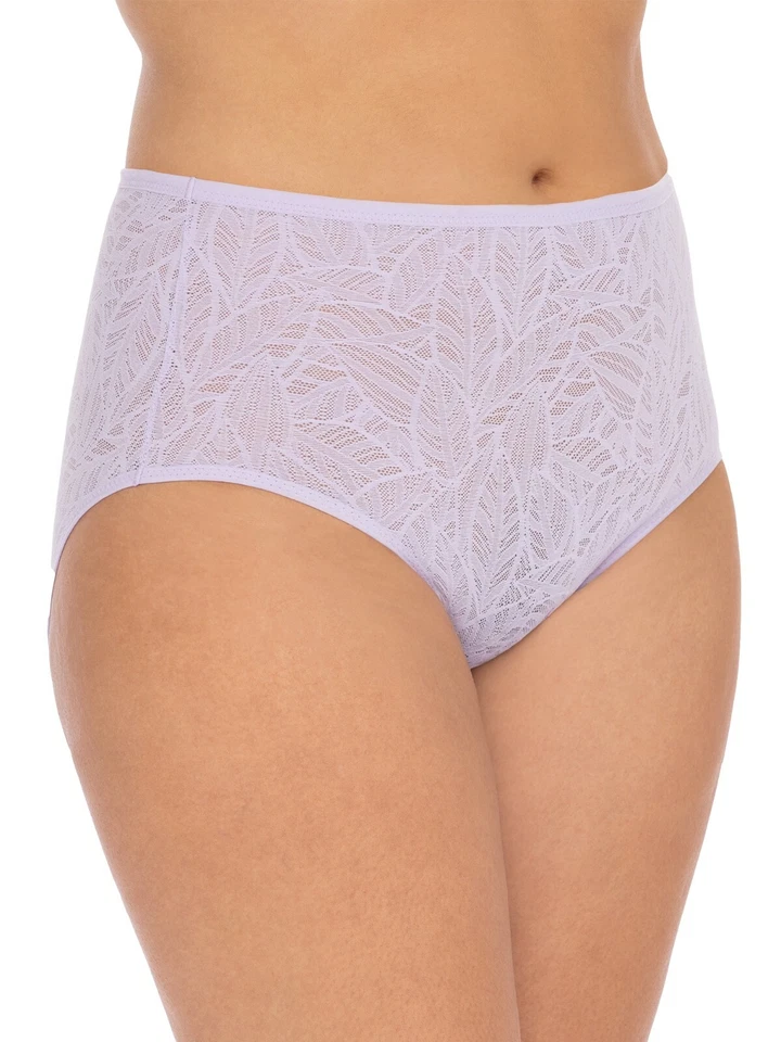 Bragas cortas Secret Treasures 1 par talla GRANDE hoja de encaje púrpura Foto 1 de 2