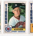 1984 Topps Tiffany Sparky Anderson , Nr-Mint, Detroit Tigers World Series, #259