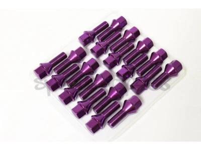 Z RACING 28mm Purple Lug Bolts 12X1.5MM FOR BMW Z3 Z4 Z8 Replacement Cone Seat Foto 1 de 3