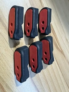 RED And Black Ruger 22/45 MK3 or MK4 Magazine Spring Bumper 6 Pack! - Picture 1 of 7