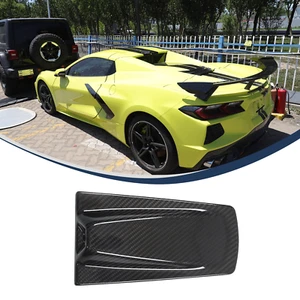 Dry Carbon For C8 Corvette Convertible Z06 20-2024 Rear Roof Camera Cover Hatch - Picture 1 of 12