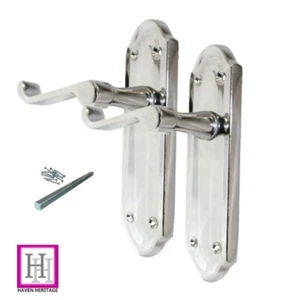 PESTILLO DE PALANCA ESTILO ASHFORD ASHWORTH CROMO PUERTA Puertas internas - Imagen 1 de 13