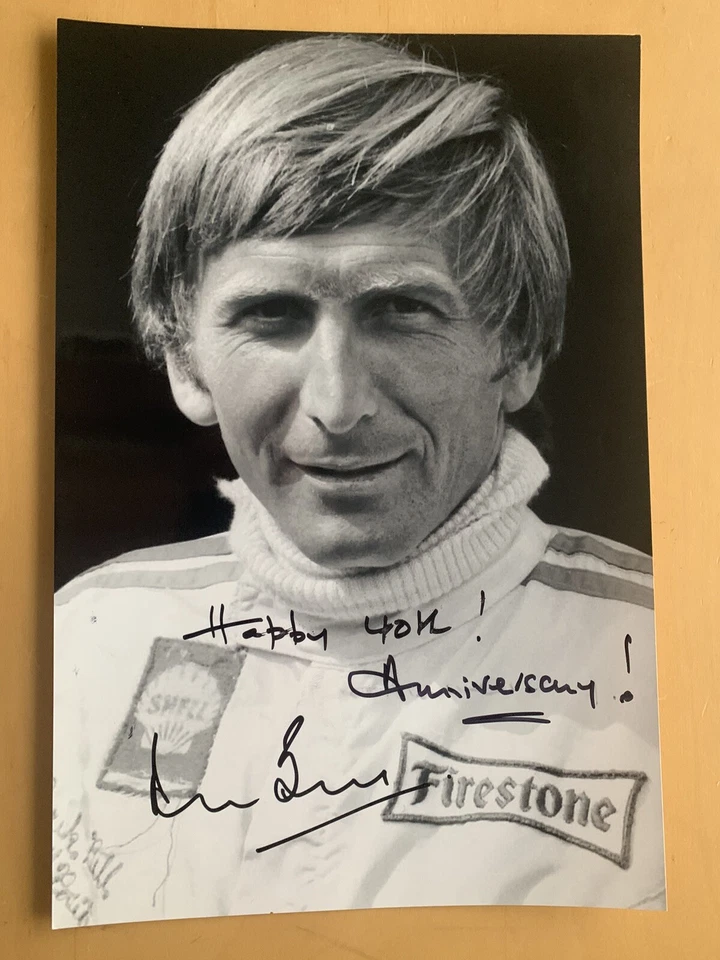 Derek Bell ….Ferrari…20x30 Original Signiert - Bild 1 von 1