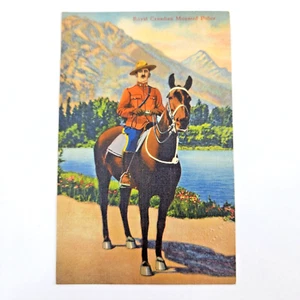 Vintage Postkarte Royal Canadian Mounted Police Vancouver BC Kanada ~ unbesendet - Bild 1 von 2