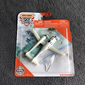 Matchbox SkyBusters Rutan Boomerang Diecast Propeller Plane - White 2020 - Picture 1 of 3