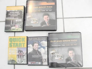 Armando Montelongo Flip & Grow Rich Course Volumes 1-5 Investors Education+ ,CDs - Picture 1 of 9