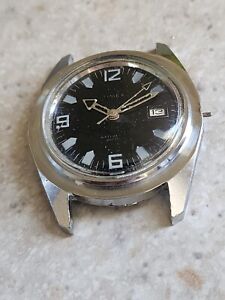Vintage 1979 Timex 200 Feet  Skin Diver Watch 2157-2569 PARTS OR REPAIRS 