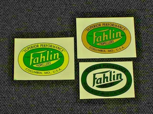 Fahlin Propeller Decals Water Slide Type just like the originals CHOICE 3 diff. - Picture 1 of 5