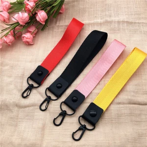 Tags Neck Hang ID Card Short Lanyards Wrist Band Key Rope Mobile Phone Straps - Zdjęcie 1 z 13