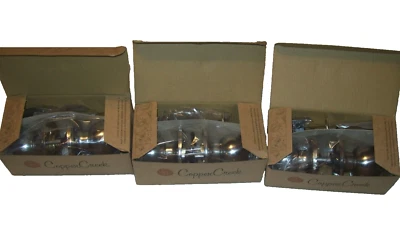 Lote de 3 perillas de bola con llave Copper Creek BK2040PS, acero inoxidable pulido (F28) Foto 1 de 4