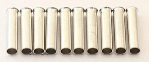 Aderendhülse 6 qmm mm² 18 mm lang blank unisoliert Kupfer verzinnt - 10 Stück - Bild 1 von 2