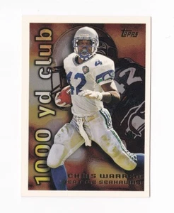 1995 Topps #2 Chris Warren TYC Seattle Seahawks - Foto 1 di 2