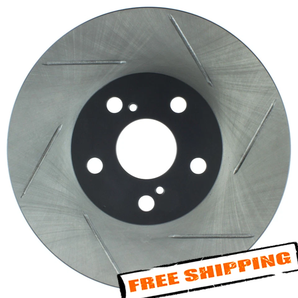 Rotor de freio dianteiro StopTech Sport com fenda 1 peça para Toyota Corolla 03-08 - Imagem 1 de 4