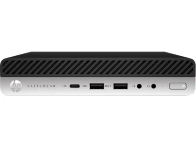 Refurbished HP EliteDesk 800 G3 Mini Desktop i5-6400T 8GB RAM 256GB SSD W10P - Image 1 of 4