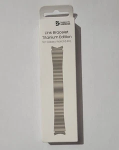 Samsung Link Bracelet Titanium Edition for Galaxy Watch5 Pro - silver - Photo 1 sur 1
