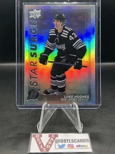 23/24 UD Series 1 - LUKE HUGHES STAR SURGE ROOKIE #SS-2 New Jersey Devils - Picture 1 of 3
