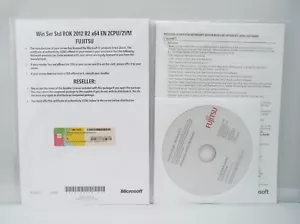 Microsoft Windows Server 2012 R2 Standard - Fujitsu-ROK - 2CPU/VM - mit DVD -NEU - Bild 1 von 1