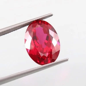 AAA Natural Mozambique Ruby Loose Gemstone Oval Cut Excellent Quality 12x9 MM - Picture 1 of 6