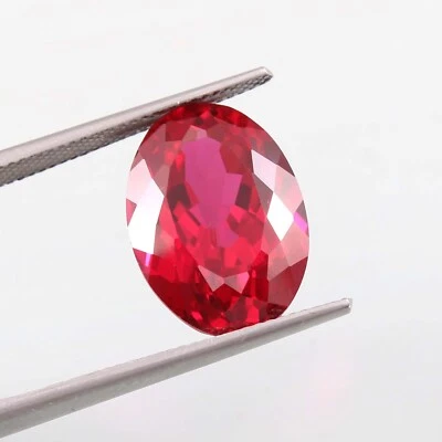 AAA Natural Mozambique Ruby Loose Gemstone Oval Cut Excellent Quality 12x9 MM - Image 1 of 4