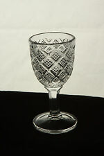 RARE CAMBRIDGE GLASS # 2500 1 Oz. PRESSED CHESTERFIELD CRYSTAL CORDIAL EAPG