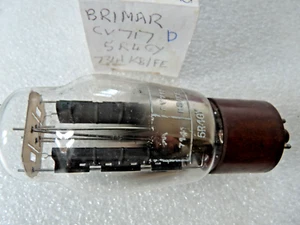Brimar CV717 5R4GY Hanging Filament Balance Sections NOS Tube D AMPLITREX Test - Picture 1 of 4