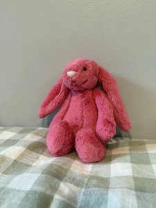 Small Bashful Strawberry Bunny Jellycat - Retired Design - Picture 1 of 6