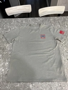 Under Armour UA "Freedom By Air" T-Shirt grau lose Herren L Large Air Force - Bild 1 von 7