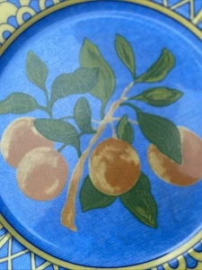 3Laure Japy PROVENCE Muster Paris Limoges, Frankreich Obstmotiv lebendige Farben LESEN - Bild 1 von 15