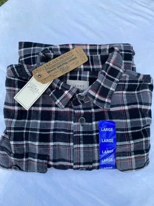 Jachs.MFG.CO Herren Flanellhemden Brawny Heavyweight Button Down Hemd Größe L - Bild 1 von 2