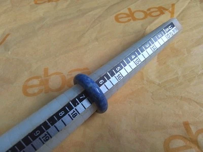 Anillo banda lisa lapislázuli, 5 mm, talla 7,25, azul blanco, tallado pulido, nuevo sin etiquetas  Foto 1 de 3