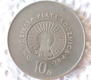 Münze Gedenkmünze Polen: 10 Złotych 1969: Gründung von Volksrepublik - Bild 1 von 2