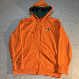 Giacca con cappuccio e zip intera Colosseum Miami Hurricanes - Uomo Large L - Foto 1 di 3